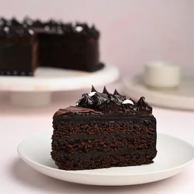 Velvety Chocolate Truffle Cake