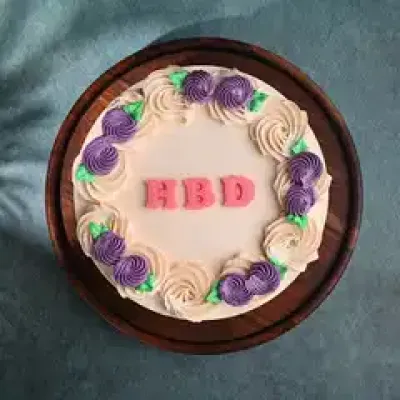 Rosette Birthday Cake