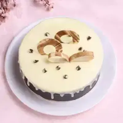 Choco Vanilla Delight Cake