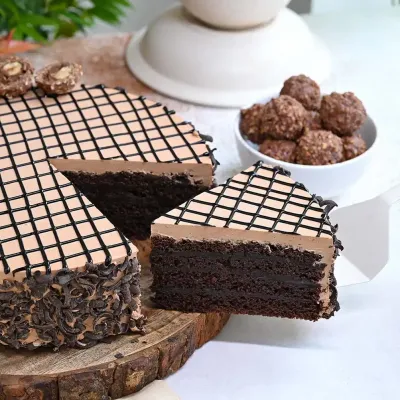 Ferrero Rocher Chocolate Cake