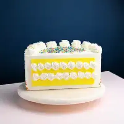 Rosettes N Sprinkles Half Cake