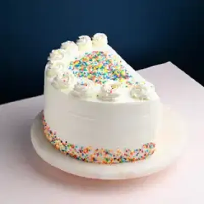 Rosettes N Sprinkles Half Cake