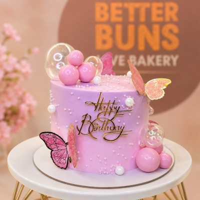 Blush Butterfly Dream Cake