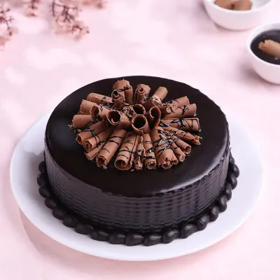Roll Up Chocolate Truffle Cake