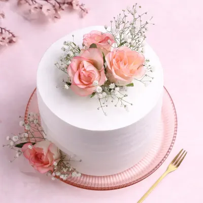 Pink Rose Love Cake
