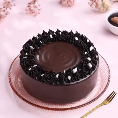 Velvety Chocolate Truffle Cake